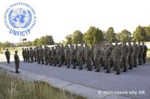 Prprava pred vyslanm do mierovej opercie UNFICYP  1. tde